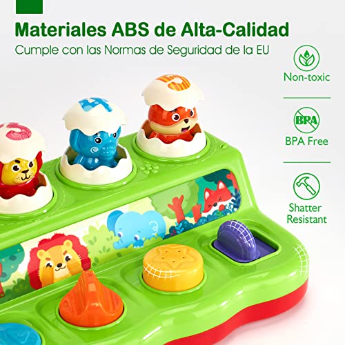 Thumbnail 6 de Jahaland Juguetes Niños 1 año - Animales Pop-up Interactivo con Luces y Sonidos