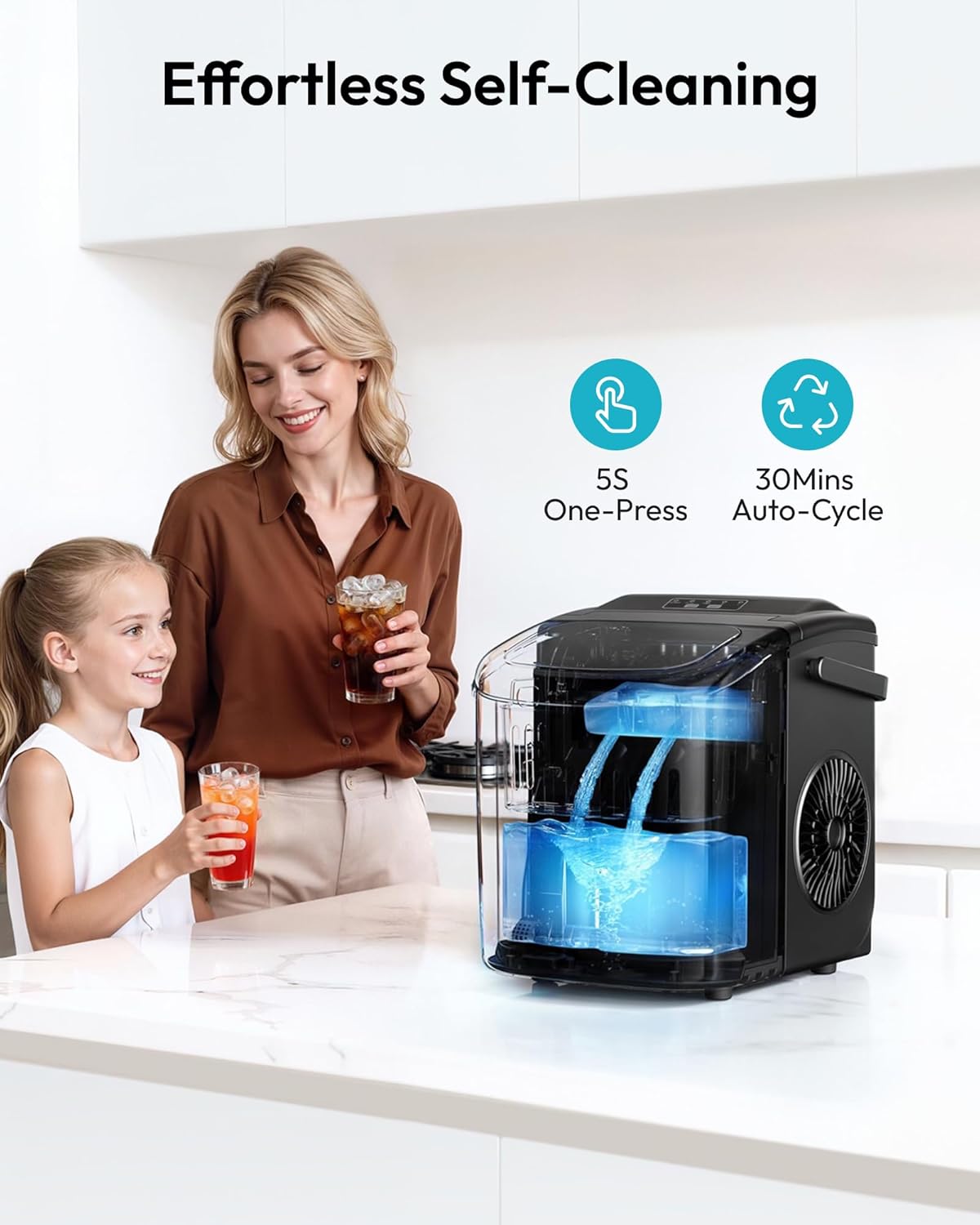 Thumbnail 4 de EUHOMY Ice Maker Countertop 9-Cube