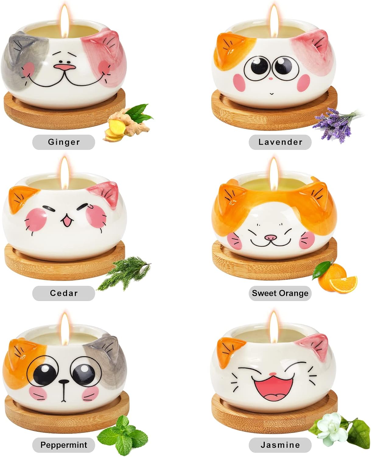 Detalle 2 de Kinforse Luxury Scented Candle Set 70g