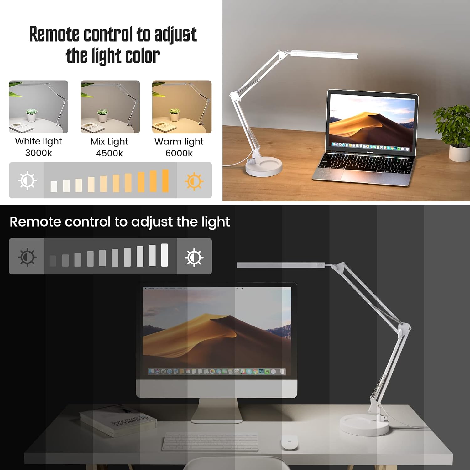 Detalle 2 de SKYLEO LED Desk Lamp 3 modes, 10 levels