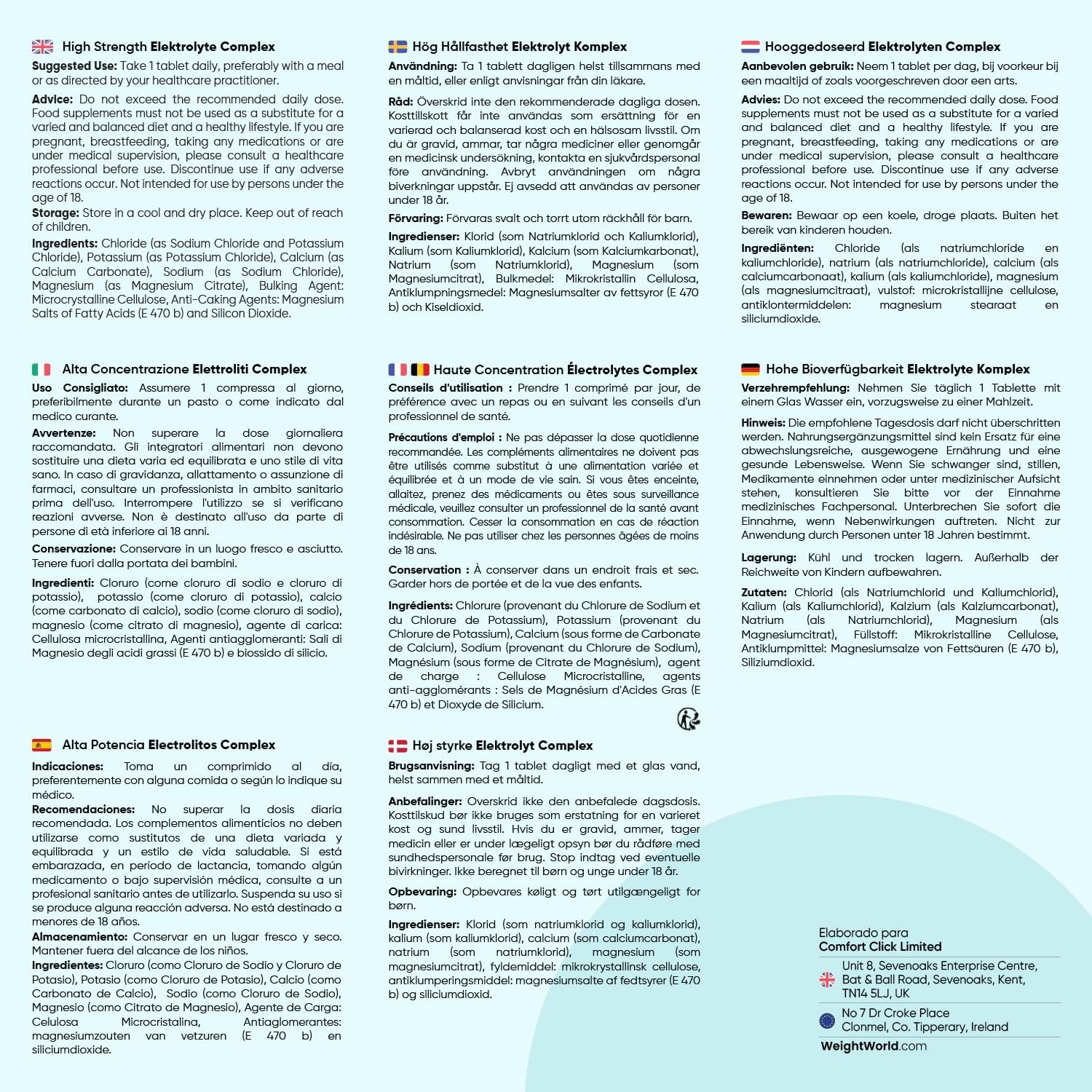 Thumbnail 5 de Electrolitos Keto Sin Azúcar 900mg - 180 Comprimidos 🏋