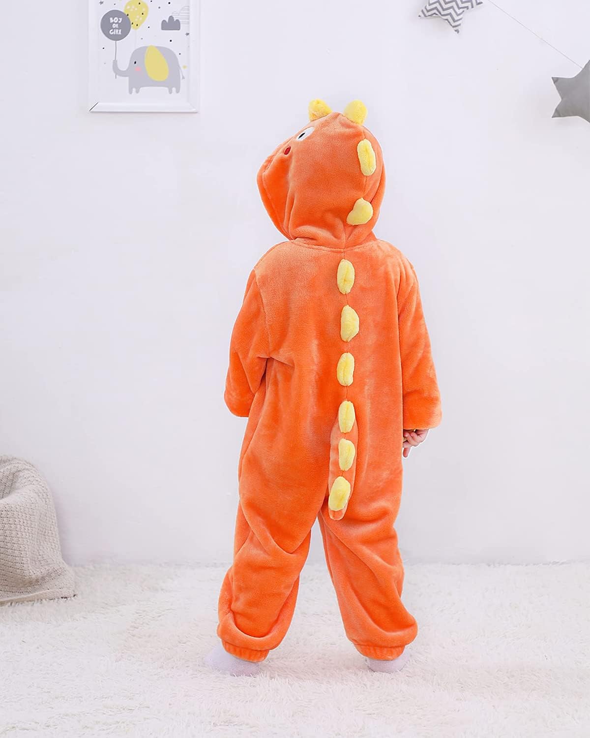 Detalle 2 de LOLANTA dinosaurus-overpyjama voor kinderen als verkleedkostuum