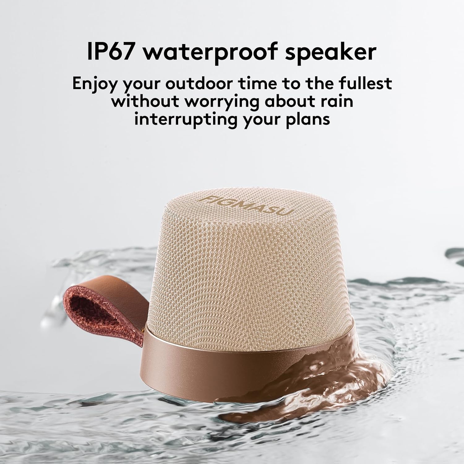 Thumbnail 6 de FIGMASU Magnetic Speaker Mini Bluetooth Portable (IPX7) – magnetic phone/tablet stand wireless speaker