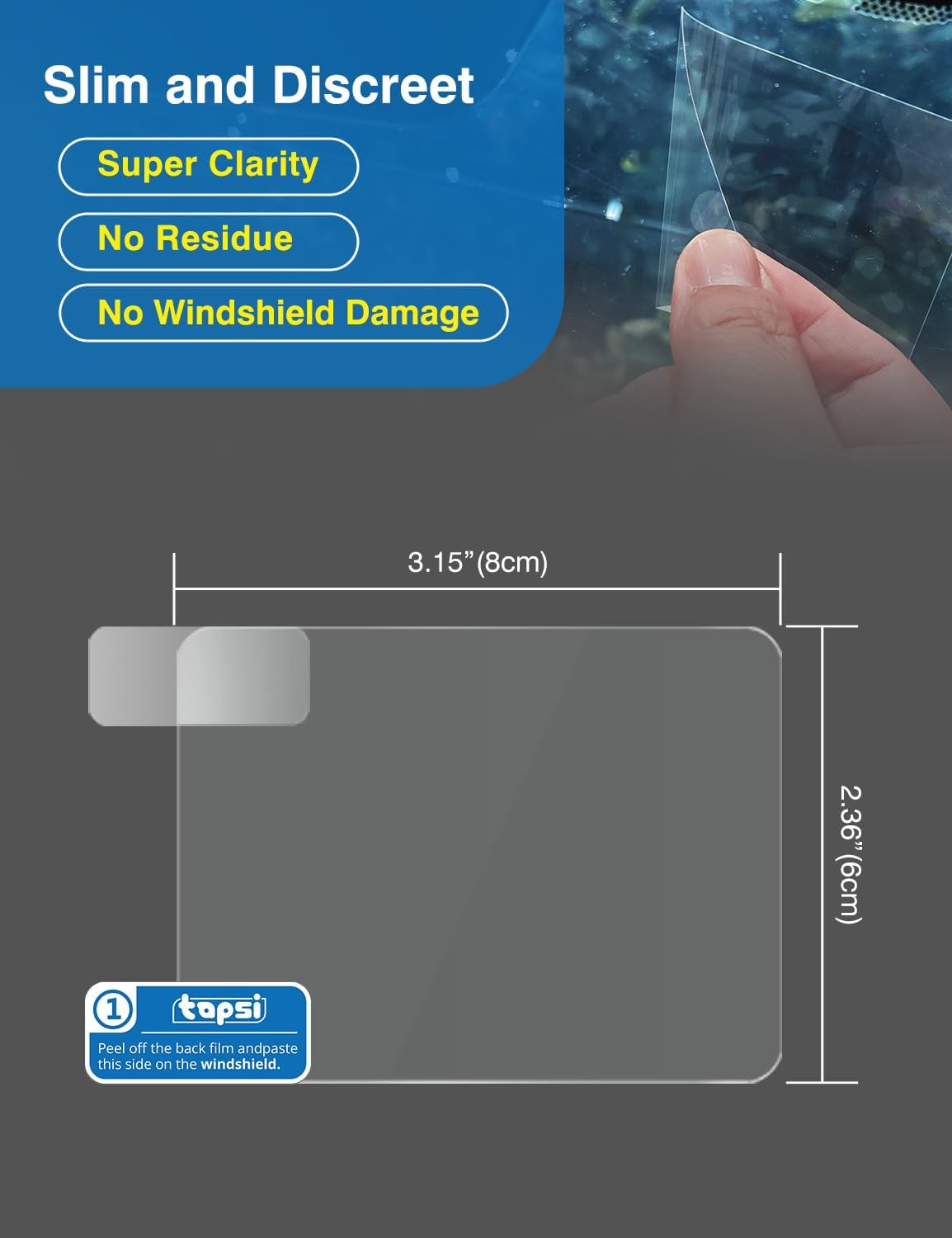 Thumbnail 4 de Tapsi Adhesive Pads for Nextbase 322GW 4-pack