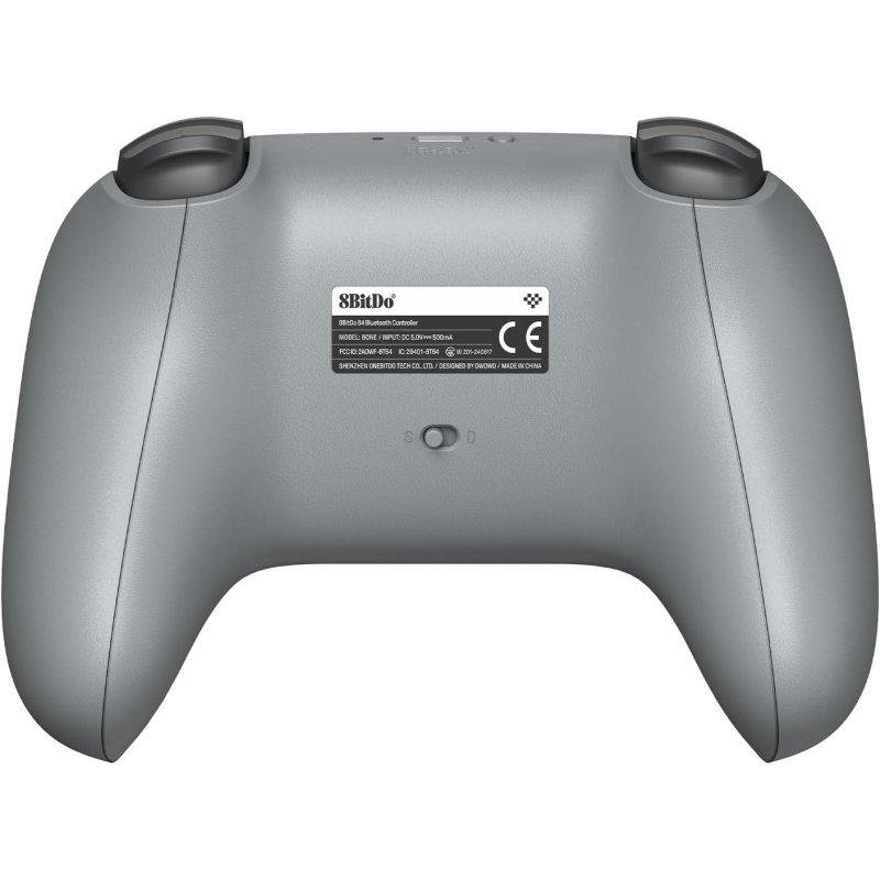 Detalle 2 de Mando inalámbrico 8BitDo 64 Bluetooth Gris clásico: precisión y compatibilidad multiplaforma