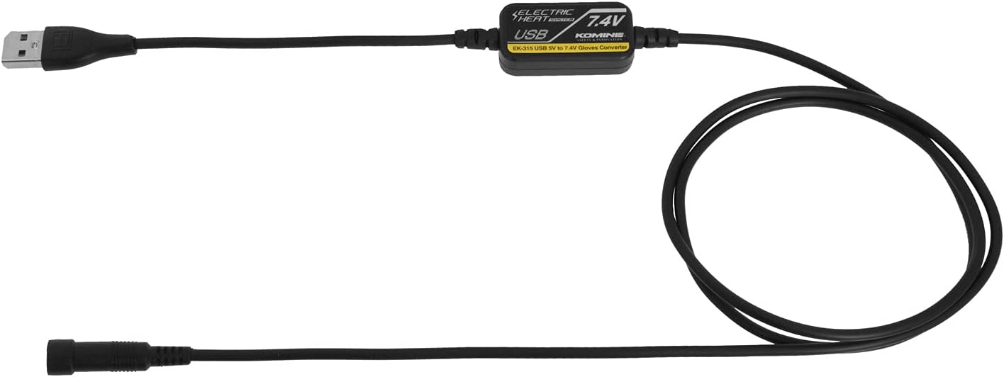 Thumbnail 2 de コミネ EK-315 バイク用グローブコンバーター USB 5V-7.4V対応 ブラック Free