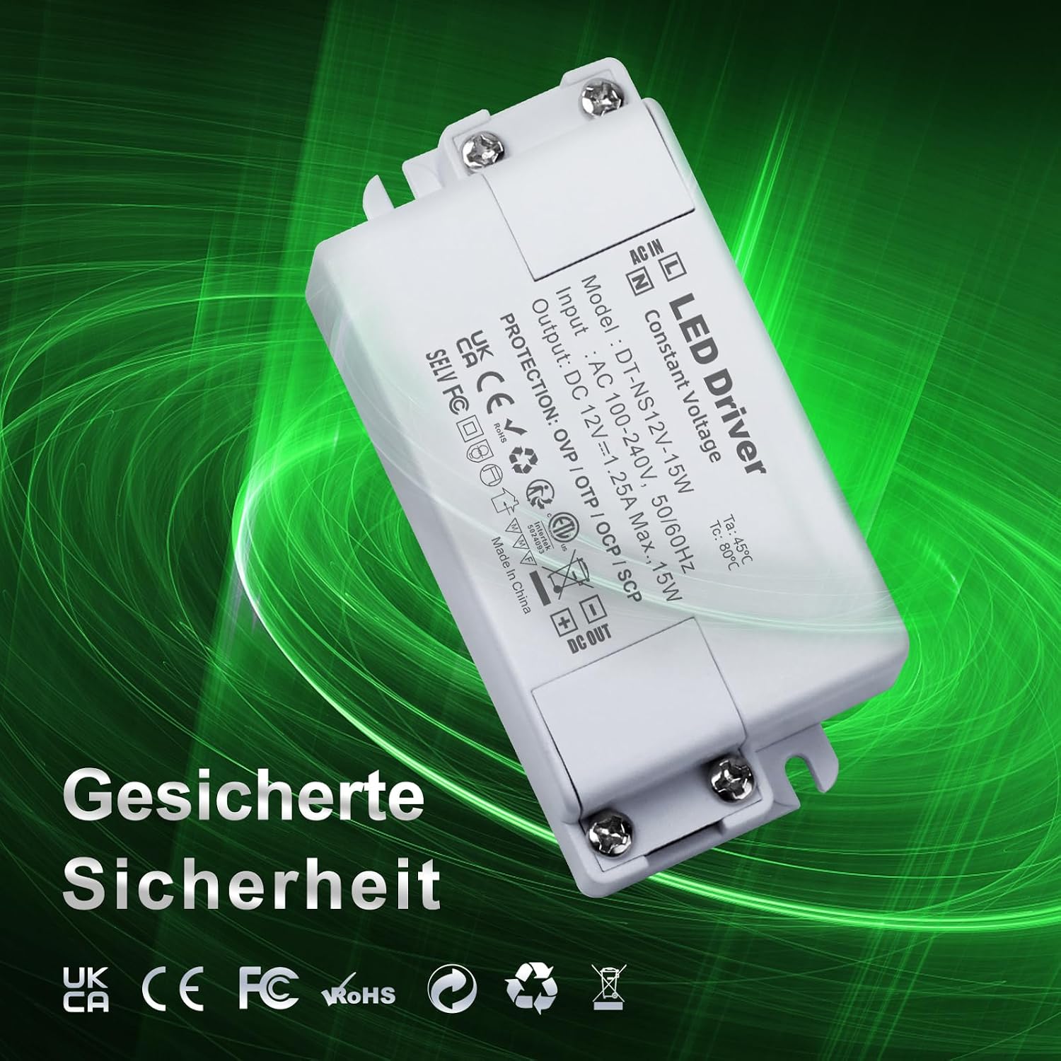 Thumbnail 4 de REYLAX LED Transformator 12V 15W