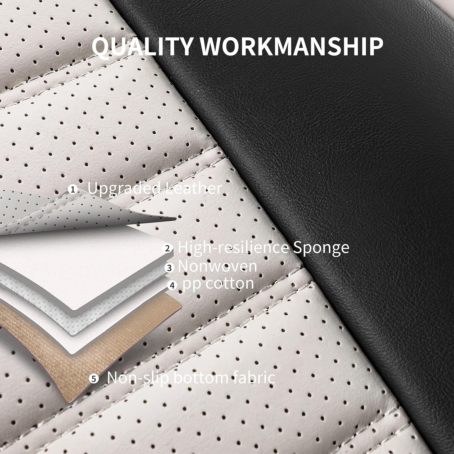 Thumbnail 4 de HChengkikz Car Seat Covers 5 PCS Set