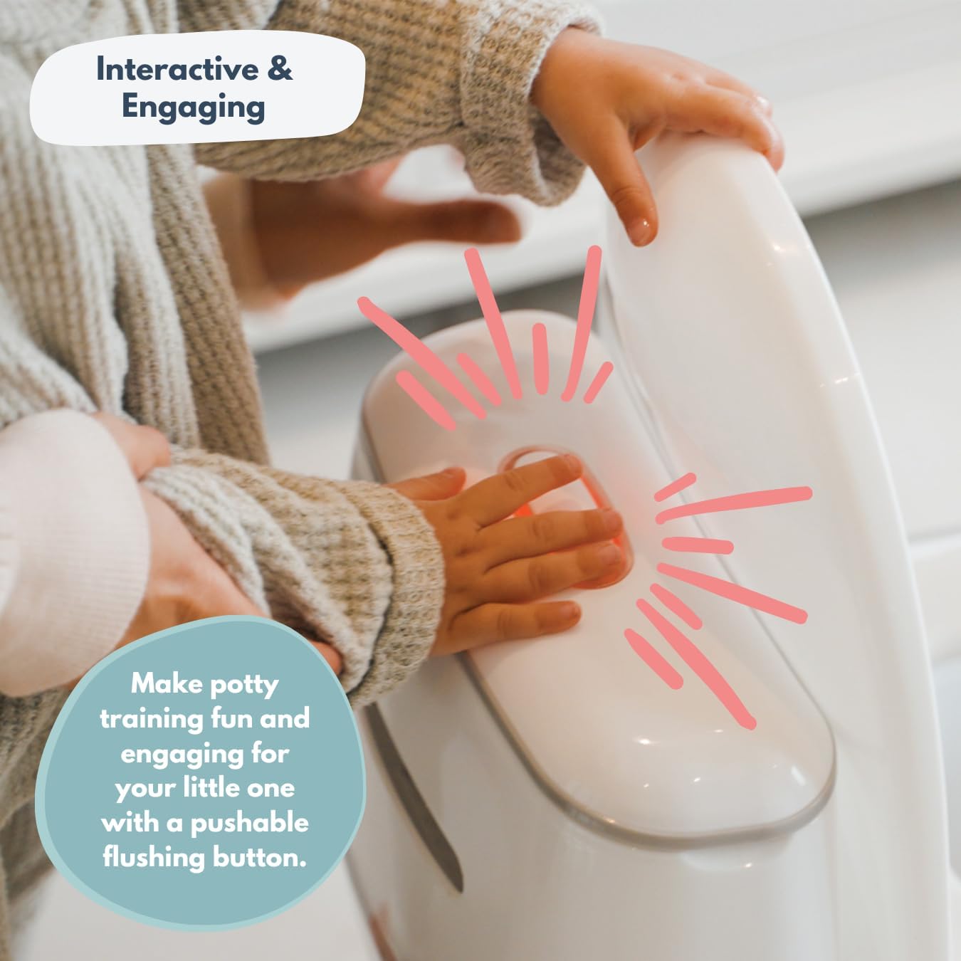 Detalle de Venture Pote Pals (Blue) Interactive Potty Training Toilet