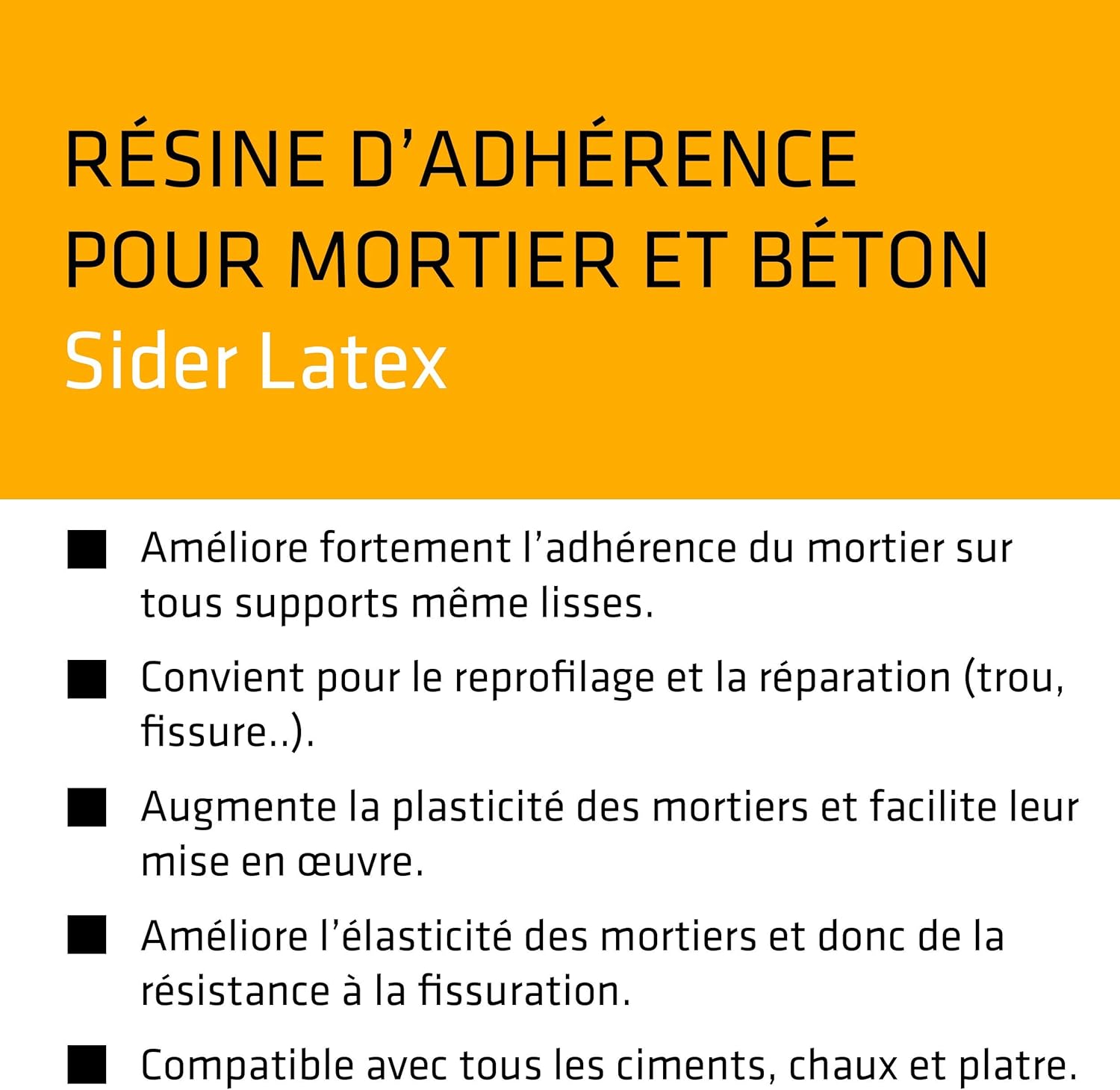 Thumbnail 2 de SIKA Colle de reprise pour mortier et béton - Sider Latex Blanc (20L)