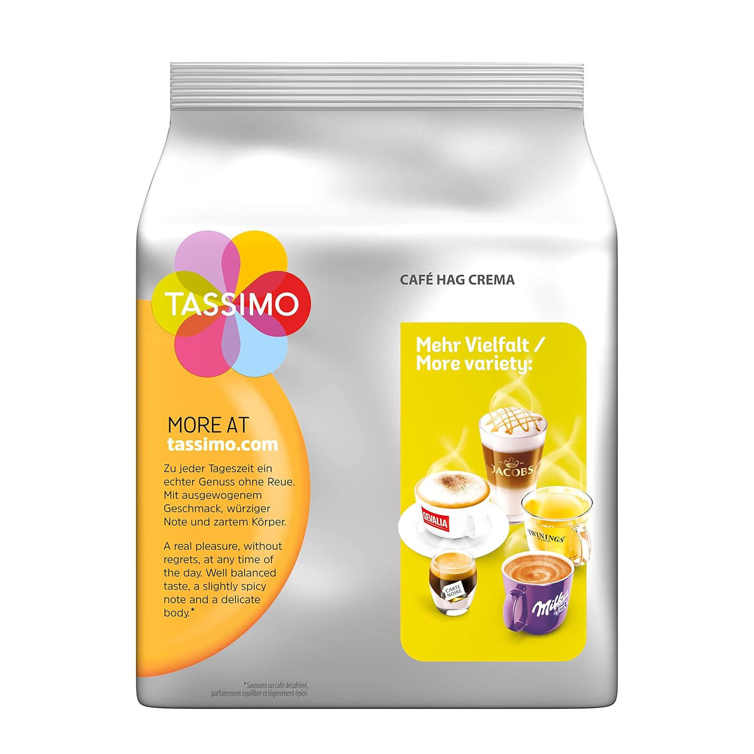 Detalle de Tassimo Kapseln Café HAG Crema – Entkoffeinierter Genuss in 80 Pads