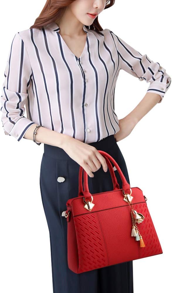 Detalle 2 de ACNCN Women's Handbags PU Leather Tote 31x14x23cm