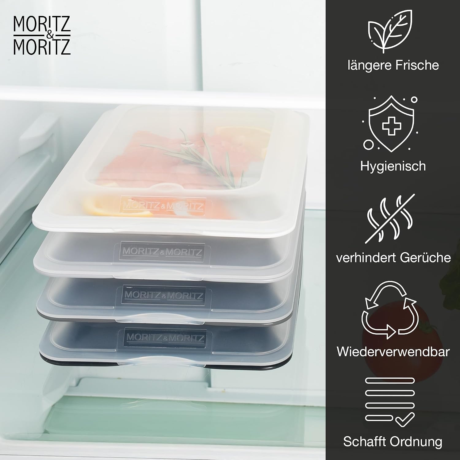 Detalle de Moritz & Moritz Aufschnittbox 25×17×3 cm 🍽