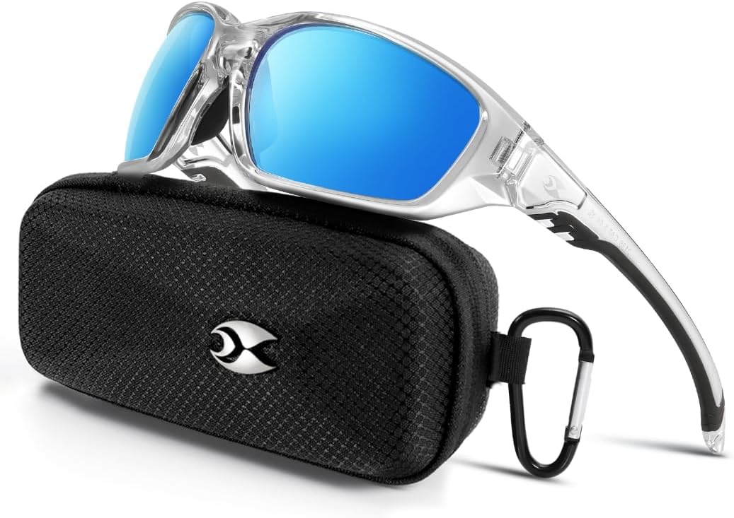 Detalle de SUOSO Sports Polarized Sunglasses for Men & Women with UV400 Protection, TR90 Frame