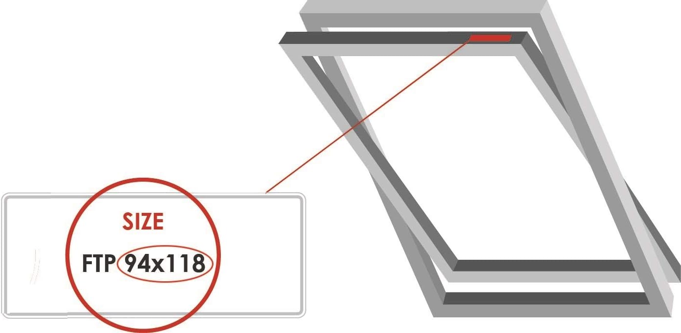 Detalle de Bloc Skylight Blind 2 (55/98) – czarna roleta zaciemniająca do okien dachowych Fakro
