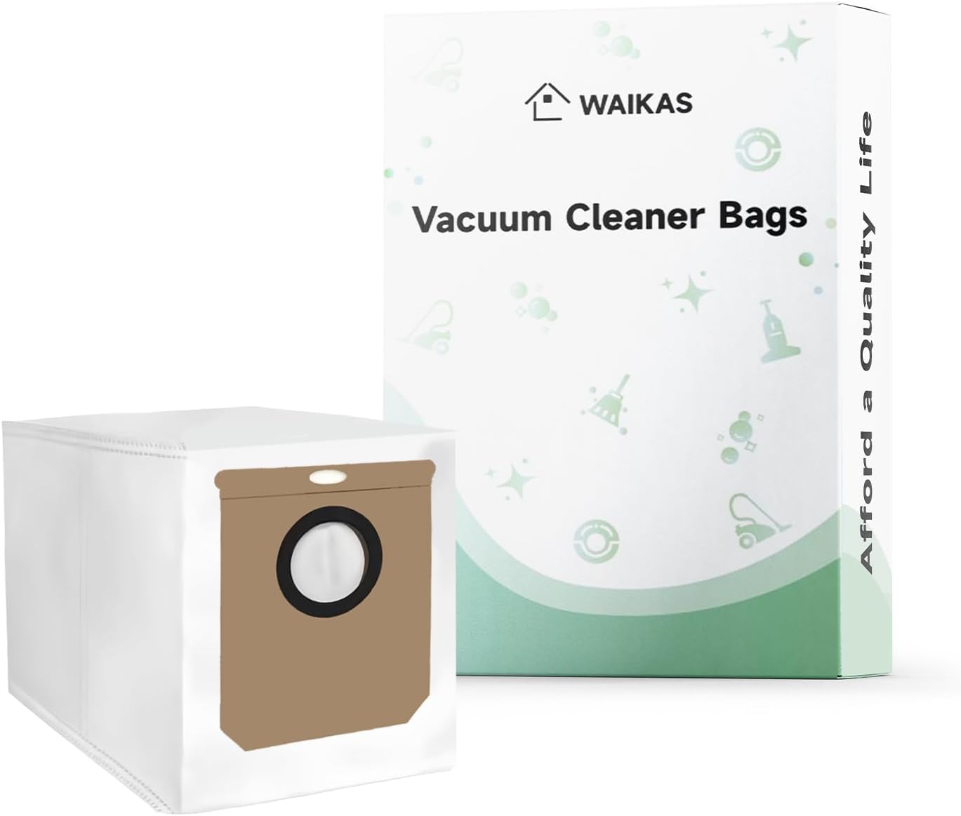 Thumbnail 6 de WAIKAS 6 Pack L60 Dust Bags for Eufy L60 Hybrid and L50 SES Robot Vacuum Cleaner