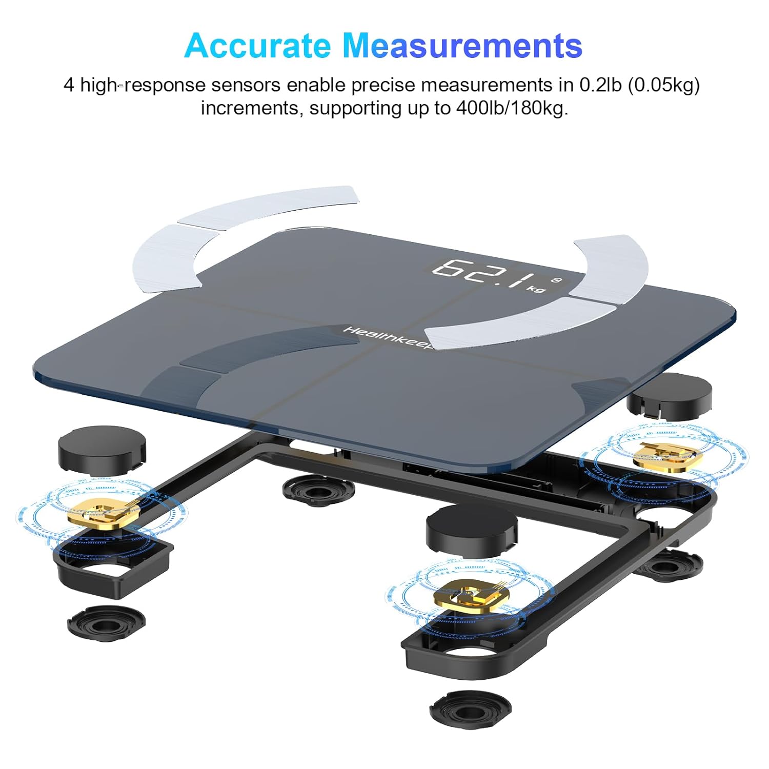 Thumbnail 2 de Healthkeep body weight scales with 13 metrics
