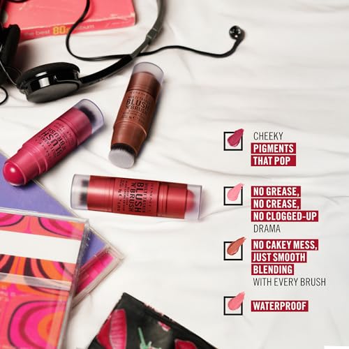 Thumbnail 8 de Rimmel London Multi-Tasker Blush'N'Brush Stick - Rosé Peach 8g, tonalità modulabile