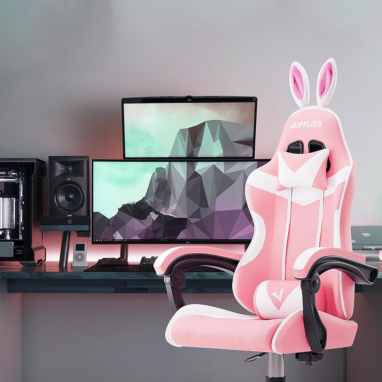 Detalle 2 de JUPPLIES Silla Gaming Profesional con masajeador