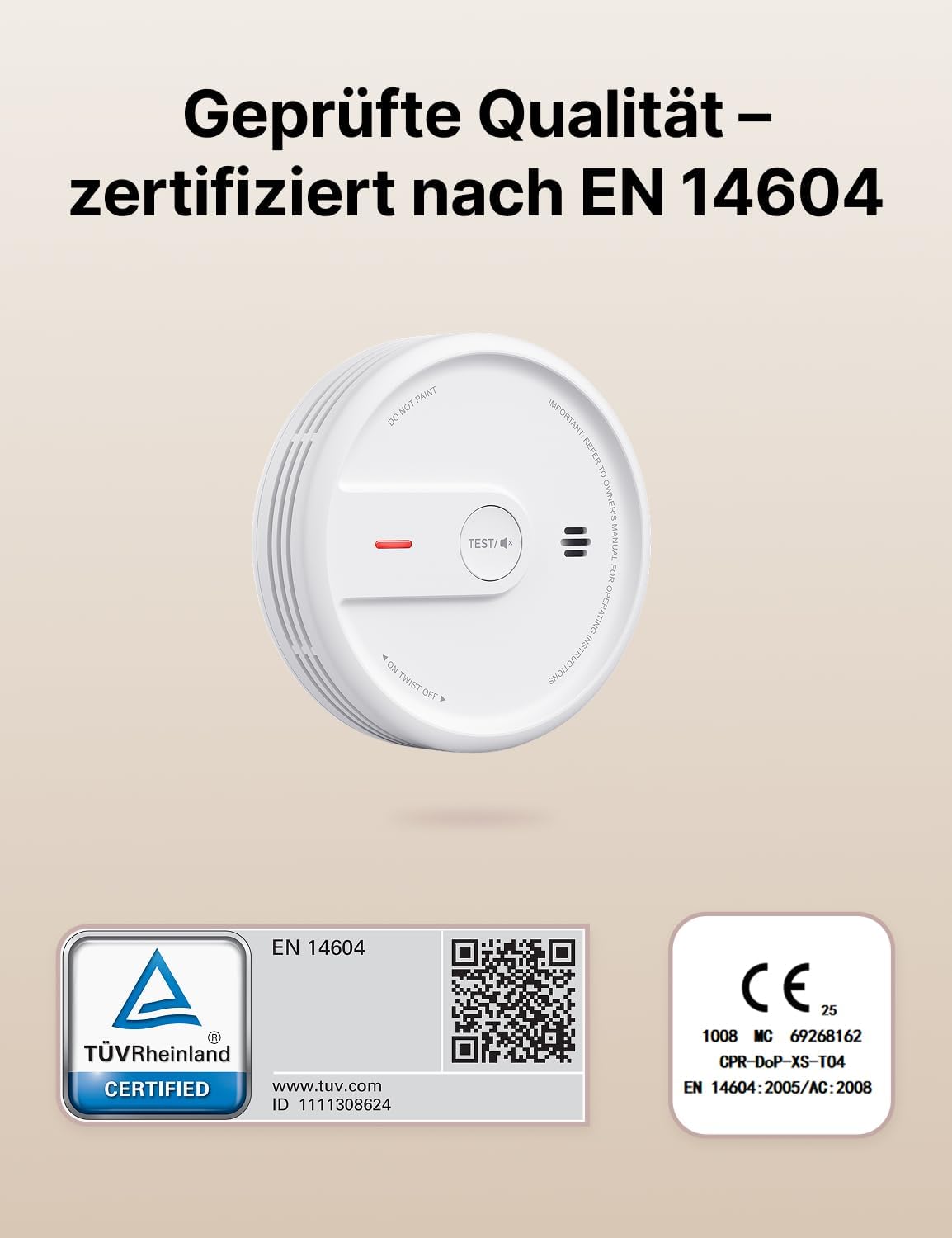 Thumbnail 1 de X-Sense XS0E-iR WLAN Rauchmelder 3er-Set