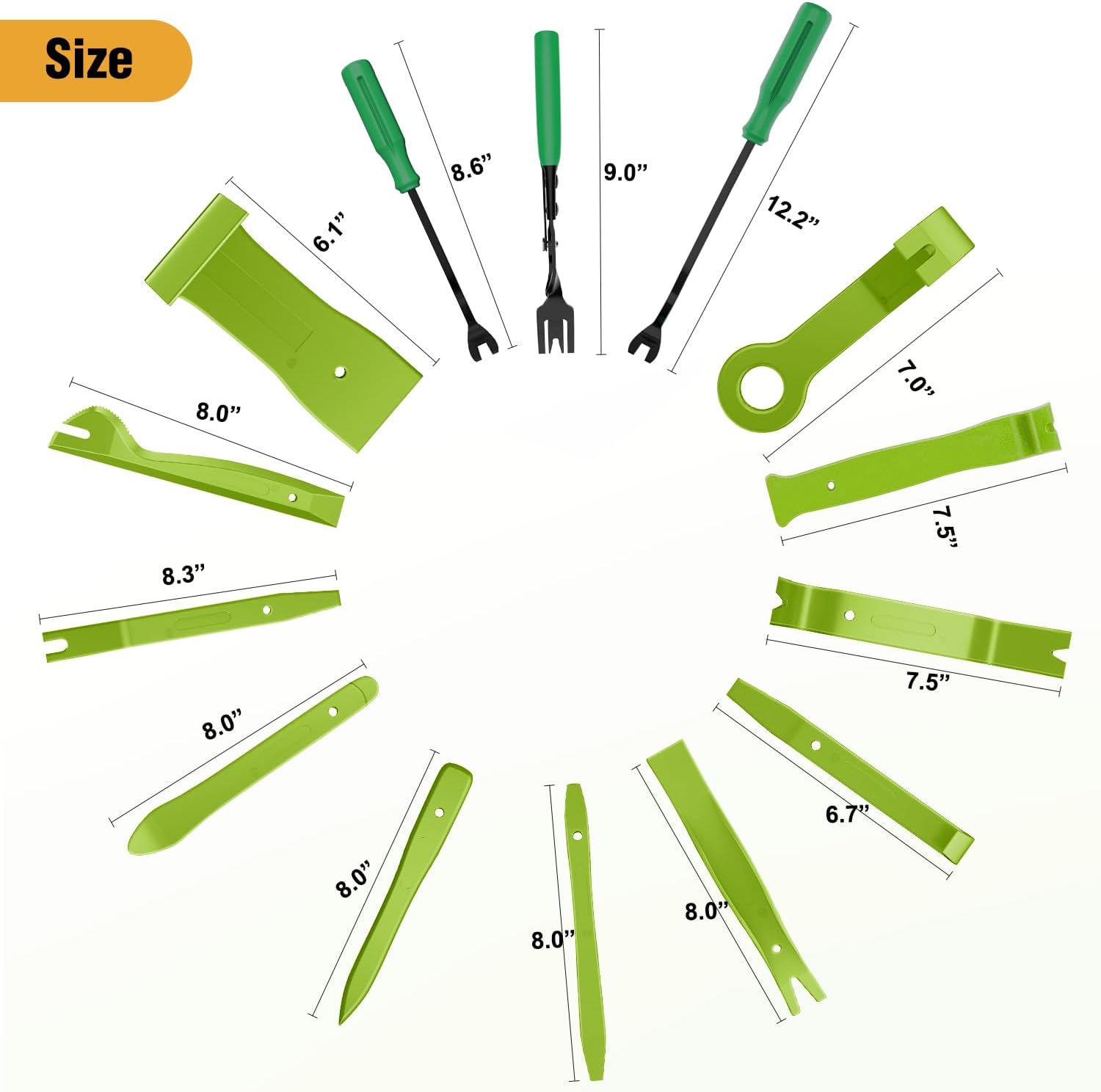 Detalle de GOOACC 238Pcs trim removal kit tools