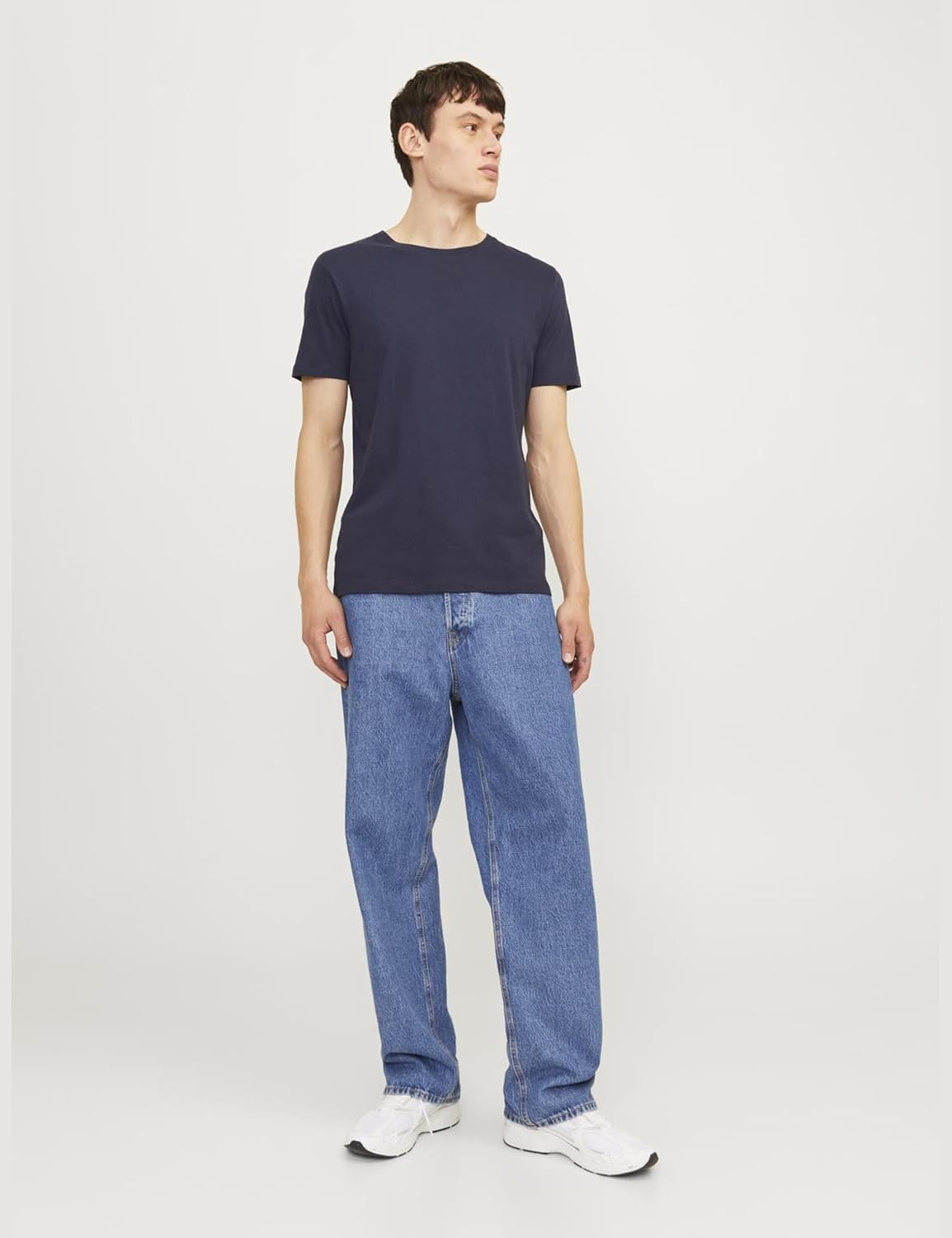 Thumbnail 1 de Jack & Jones T-Shirt Logo Girocollo in cotone tinta unita