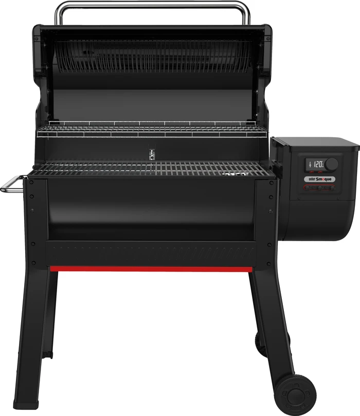 Detalle de Weber Smoque XL – Pelletgrill für großes Grillen mit App-Überwachung