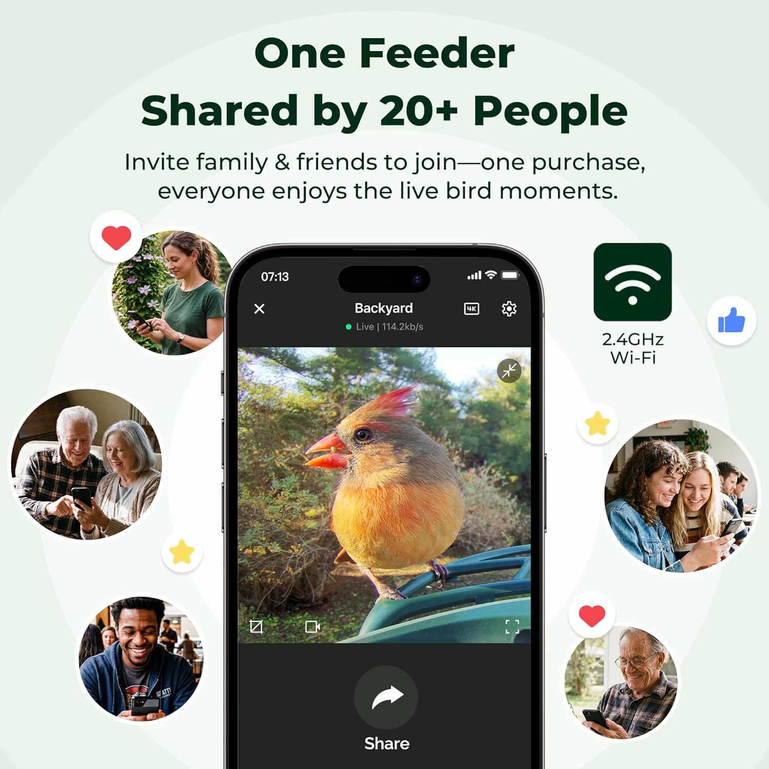 Thumbnail 4 de Beako Smart Bird Feeder 4K Camera
