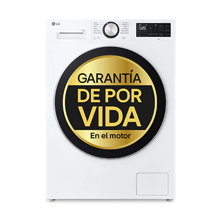 Detalle de Lavadora LG F4X5011TLS: AI Direct Drive, TurboWash 360º y 11 kg