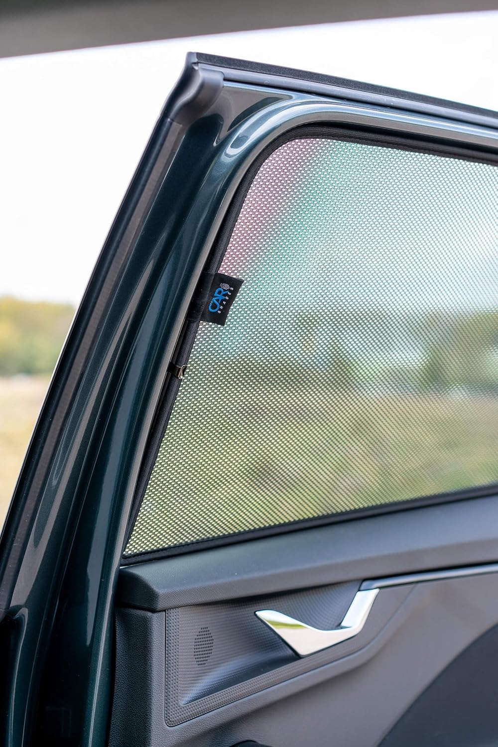 Detalle de Satz Car Shades kompatibel mit Skoda Kamiq 2019- (6-teilig) in Schwarz