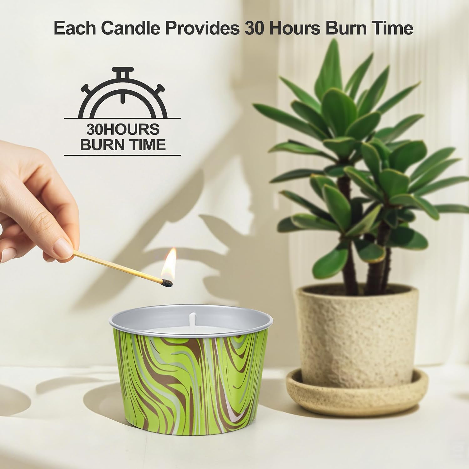 Thumbnail 6 de Citronella Candles Outdoor and Indoor 120 Hours – 4 Pack