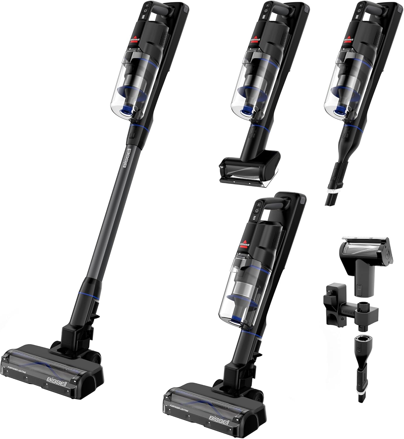 Detalle de Bissell PowerClean FurGuard 4039 Cordless Stick Vacuum, 280W, Self-Standing