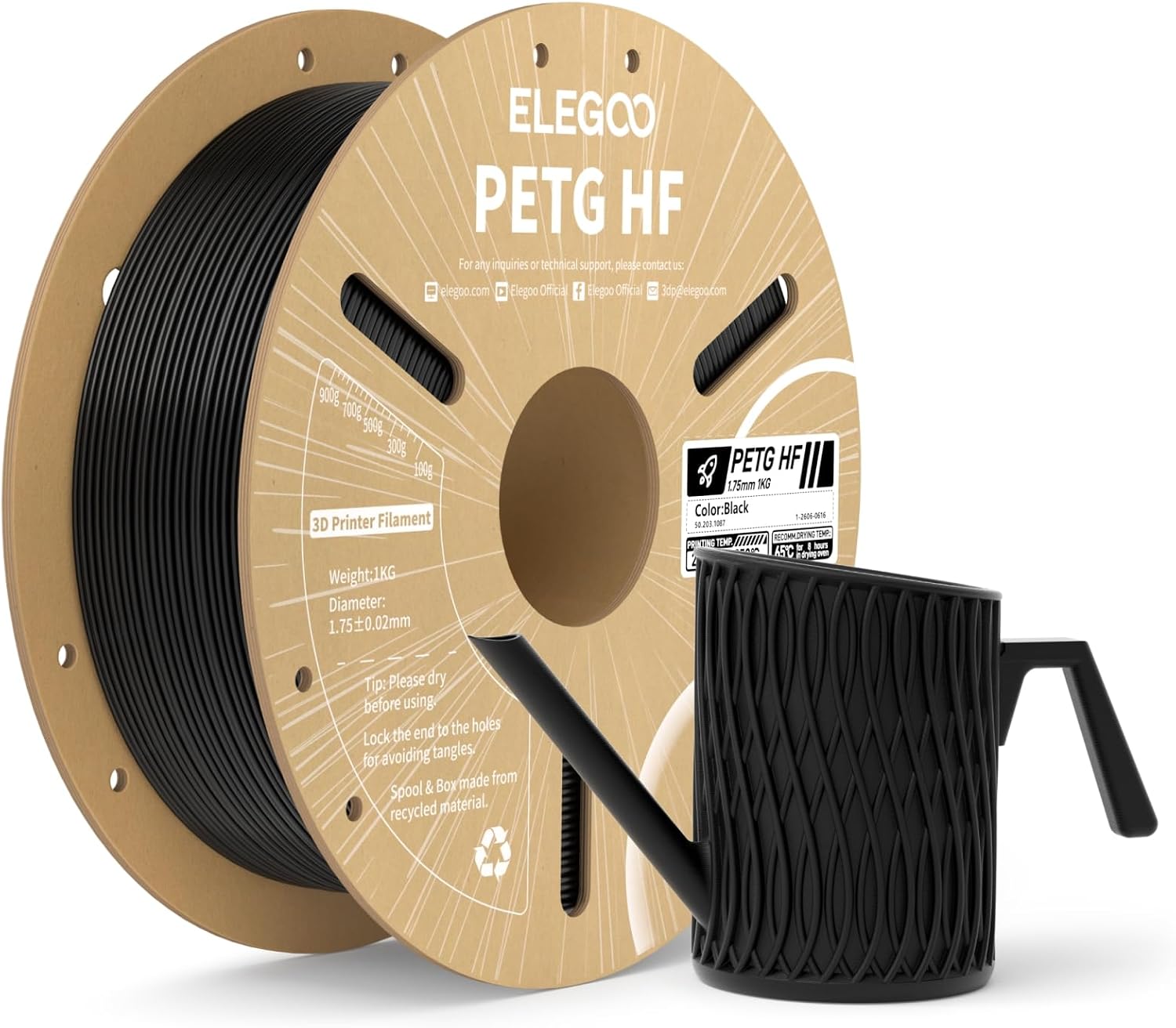 Detalle de ELEGOO PETG 3D Printer Filament, 1.75mm