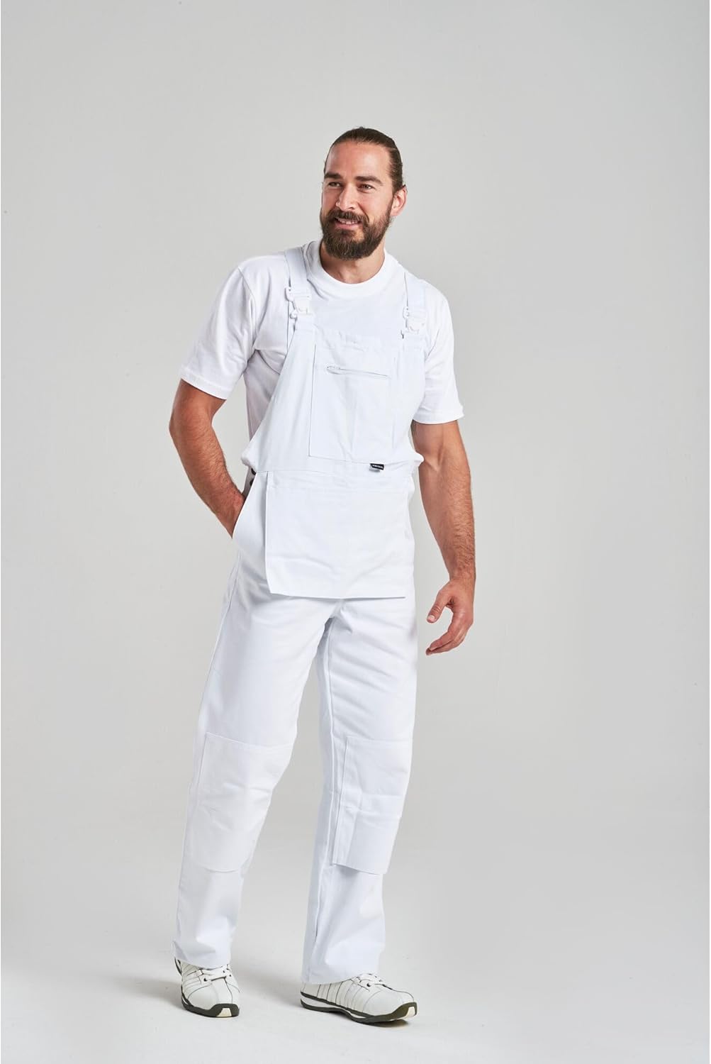 Thumbnail 6 de Portwest S810 Bolton bavette peintre blanc taille XXL