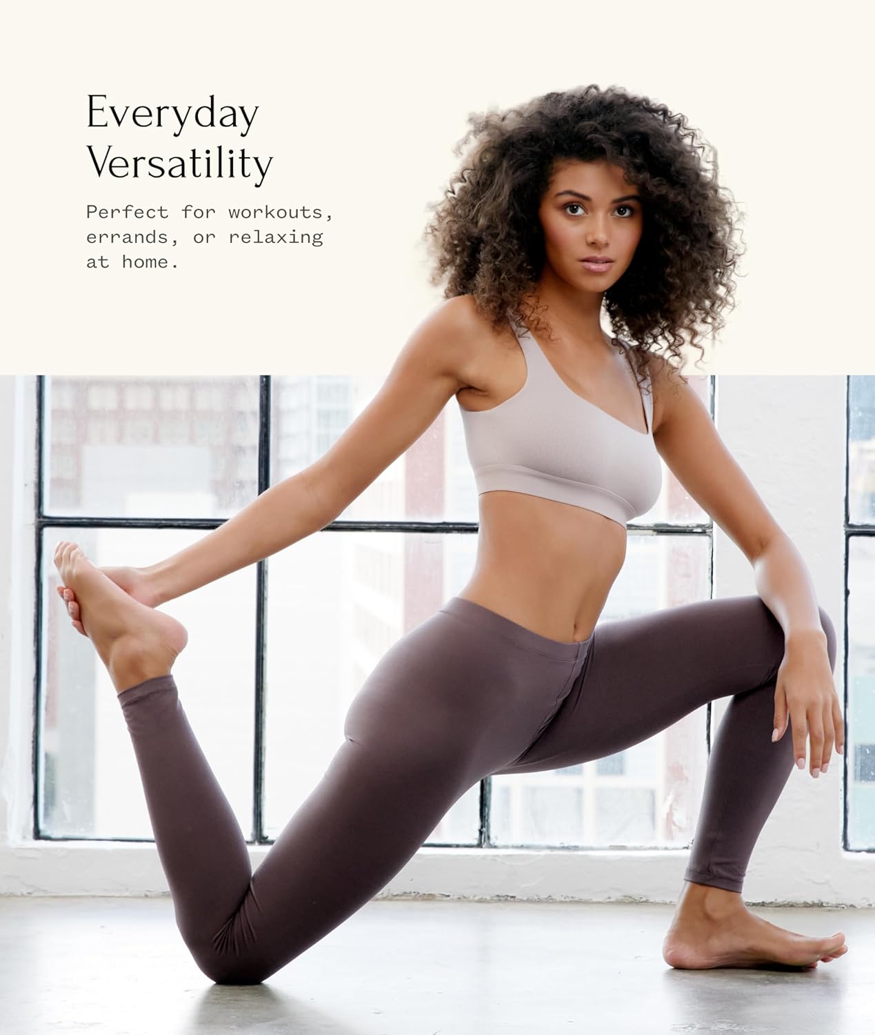 Thumbnail 4 de Felina Velvety Soft Lightweight Leggings 2 Pack – From Office to Studio