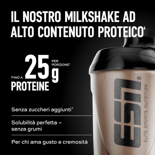 Detalle de ESN Designer Whey Protein in polvere Banana 1 kg – profilo amminoacidi equilibrato e versatilità in cucina