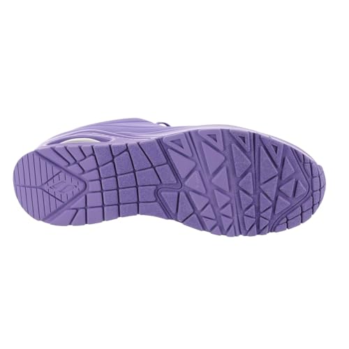 Detalle 1 de Skechers Uno Lilac Durabuck Mesh para mujer (talla 40 EU): comodidad con cierre de velcro