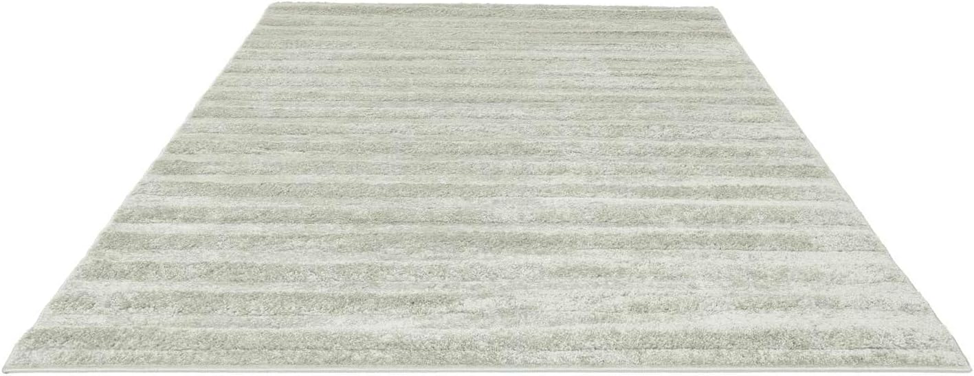 Detalle de RugVista Boulevard Rug, 200 x 300 cm, Medium Pile, Light Green