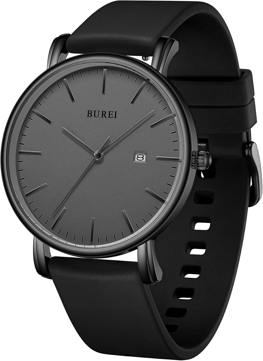 Thumbnail 1 de BUREI Reloj de Hombre Minimalista Ultra Delgado