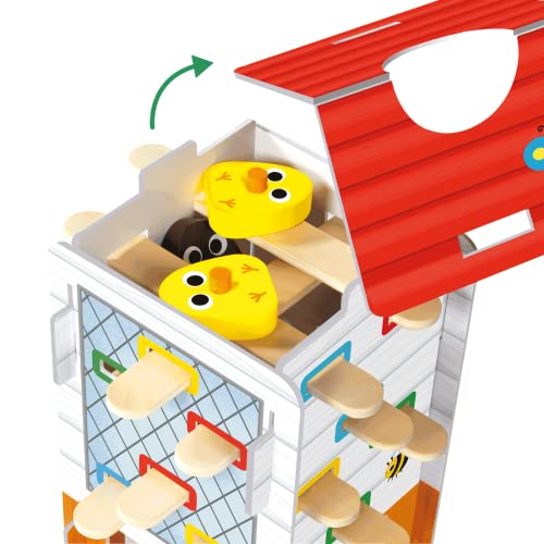 Detalle de Goula Happy Chickens: juego de mesa educativo para preescolar, 3+ años