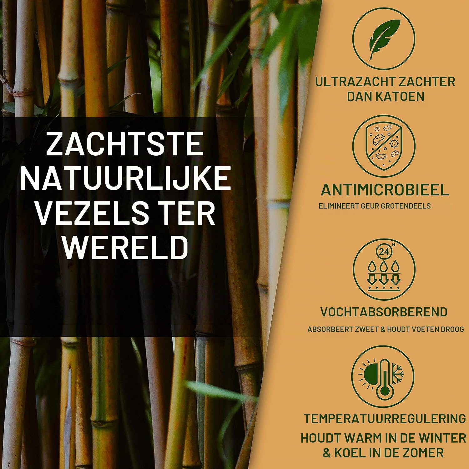 Thumbnail 1 de BAMBOS bamboesokken voor hardlopen en sneakers, uniseks, verpakking van 3/6