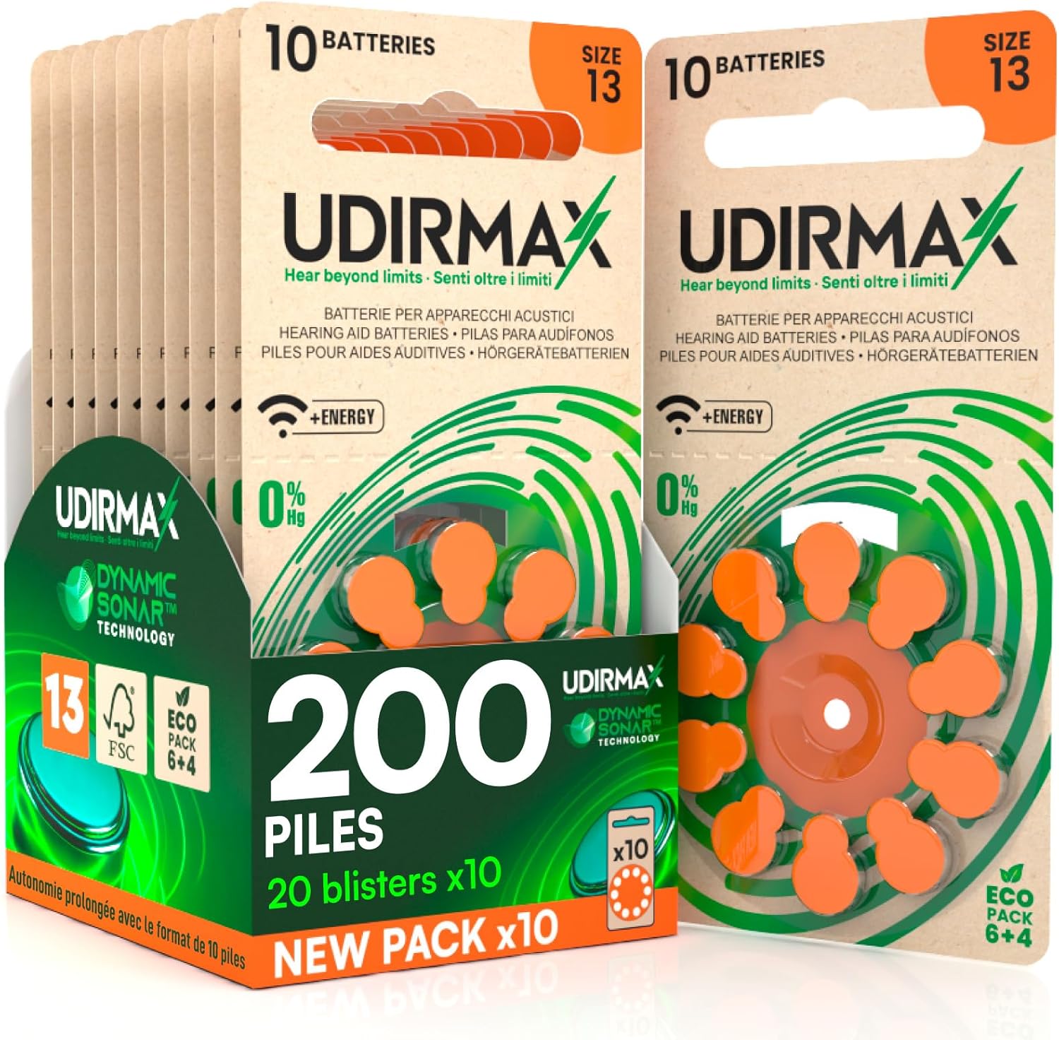 Thumbnail 5 de 200 lingettes humidifiées jetables Udiclean pour appareils auditifs et écrans