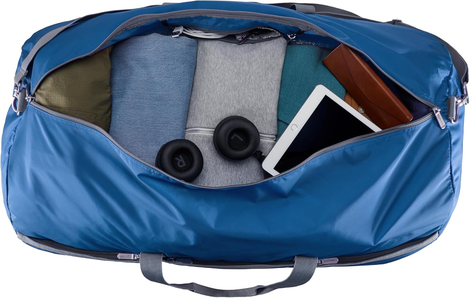 Thumbnail 3 de Amazon Basics Bolsa de Viaje Extra Grande 98L 🧳 Capacidad 23kg Azul