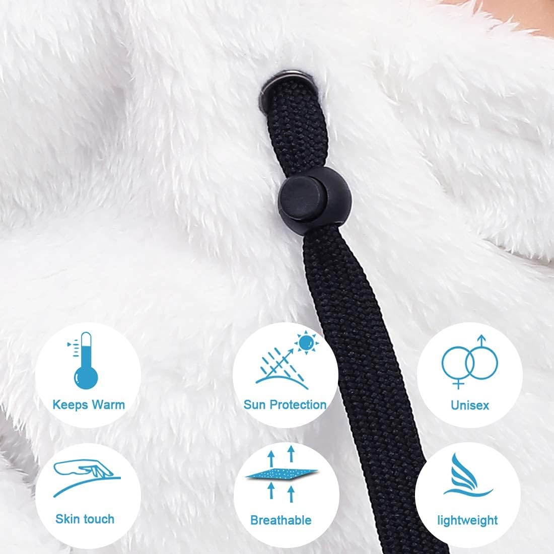 Thumbnail 5 de Shy Velvet Balaclava Wind‑Resistant Fleece Mask