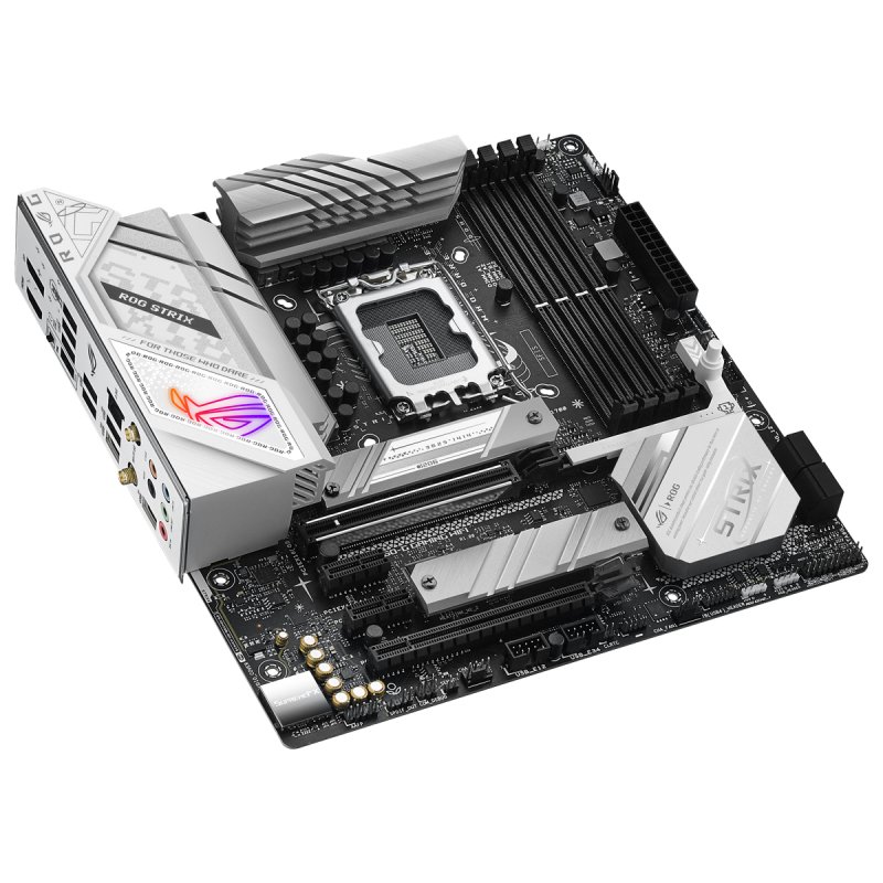 Detalle 2 de ASUS ROG STRIX B760-G GAMING WIFI: placa base mATX para CPUs Intel de 12ª/13ª generación