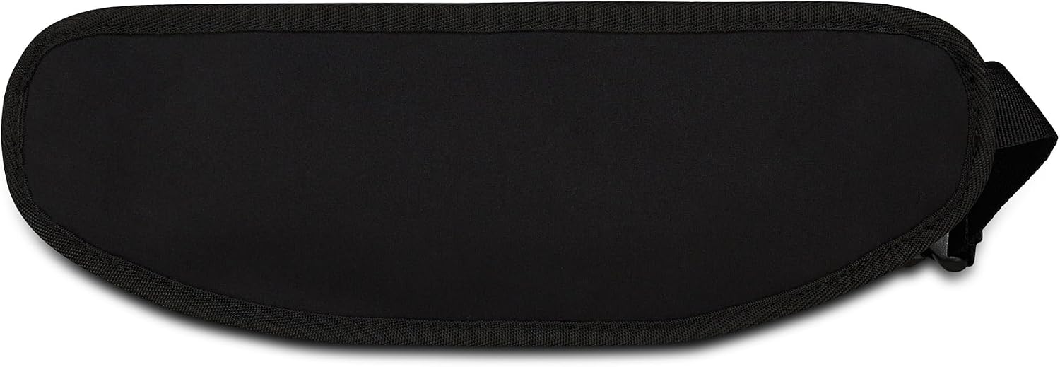 Detalle 2 de Milan Sac Banane Garçon Seven – Rouge Noir, Sangle de Taille Réglable, Polyester Effet Brillant