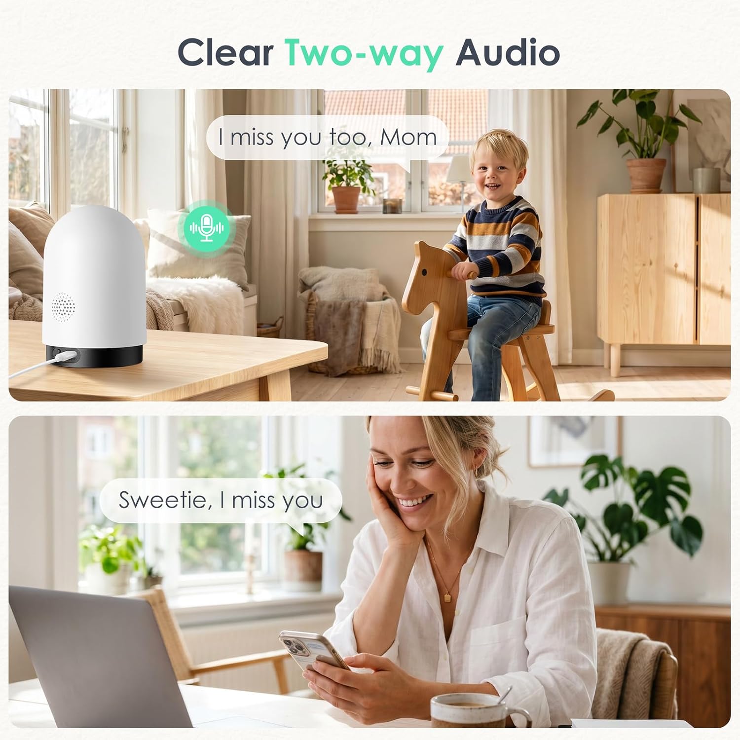 Thumbnail 6 de YOTON WS03 2K Indoor Camera with 360° Pan, Motion Tracking and Two-Way Audio