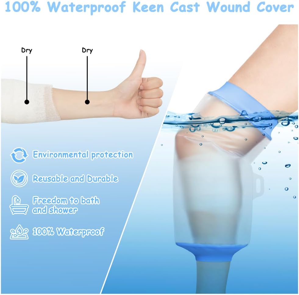 Detalle 2 de AOOWU Copertura per Doccia al Ginocchio impermeabile