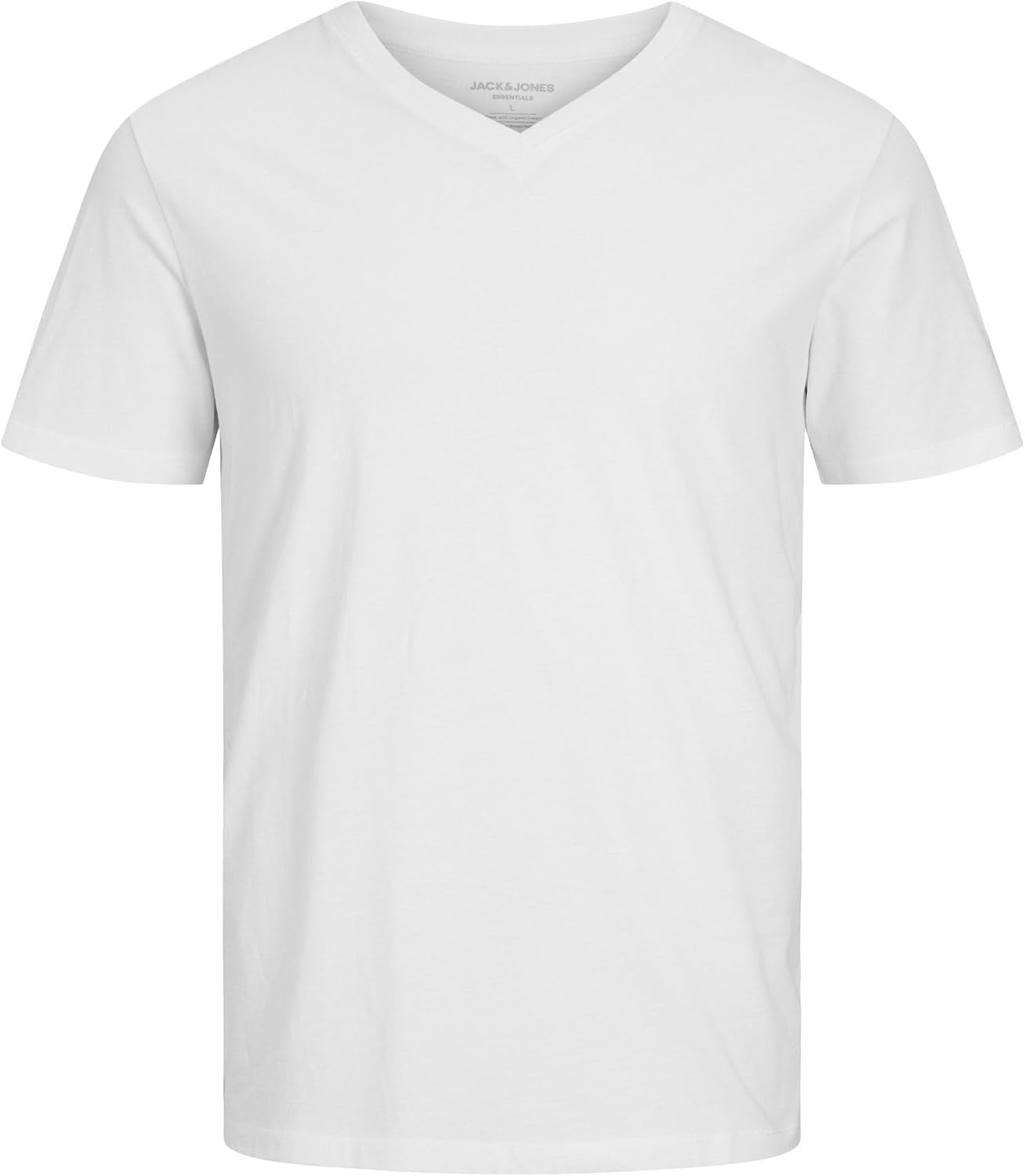 Detalle de JACK & JONES JJEORGANIC BASIC TEE SS V-NECK NOOS – enfärgad T-shirt