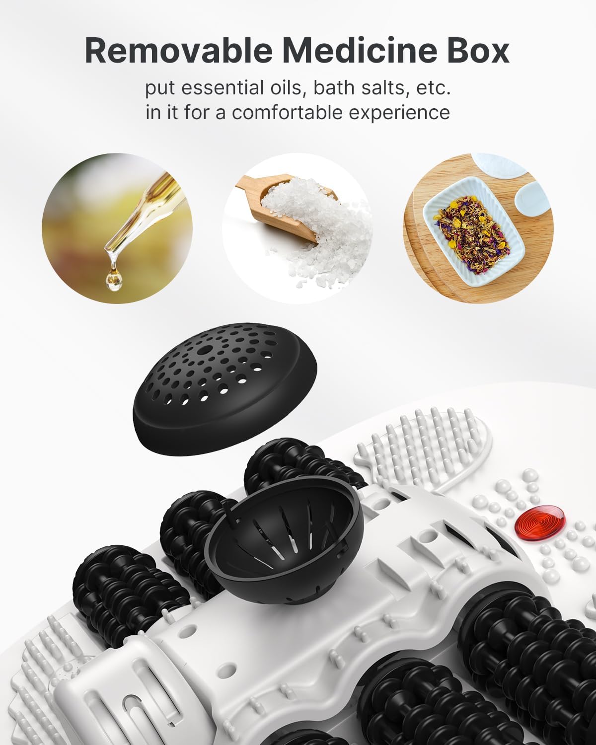Detalle 1 de RENPHO Foot spa massager with heater